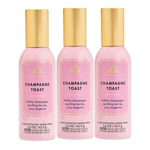 Bath & Body Works CHAMPAGNE TOAST Concentrated Room Spray x 3